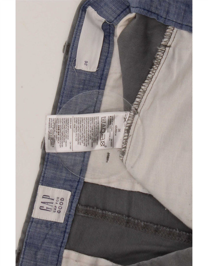 Gap Short Chino Homme Large W36 Bleu Coton