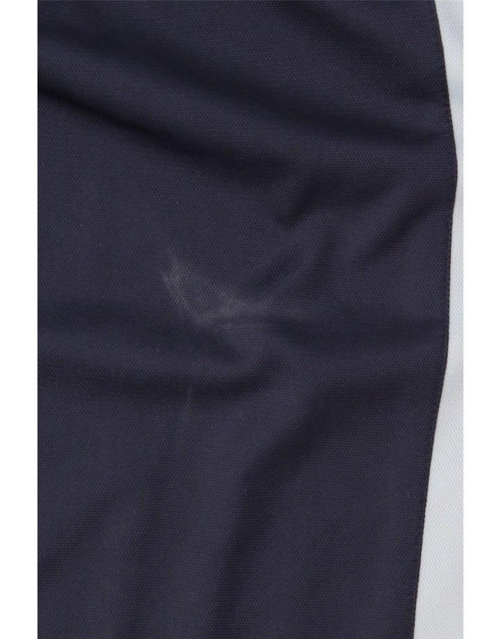 Asics Pantalon De Survêtement Homme Large Bleu Marine Colorblock Polyester