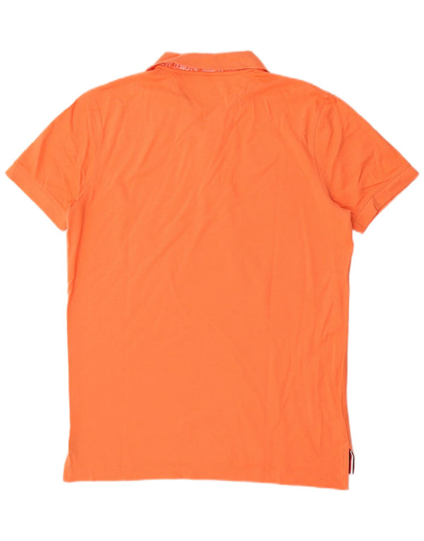 Tommy Hilfiger Polo coupe classique pour homme, petit, orange