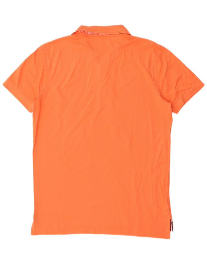 Tommy Hilfiger Polo coupe classique pour homme, petit, orange