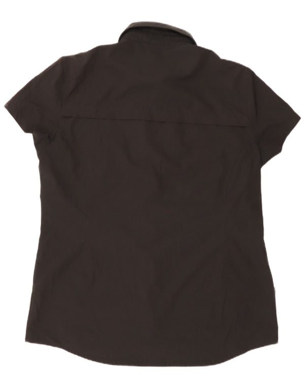 Mountain Warehouse Chemise à manches courtes pour femme UK 16 Large Noir Polyester