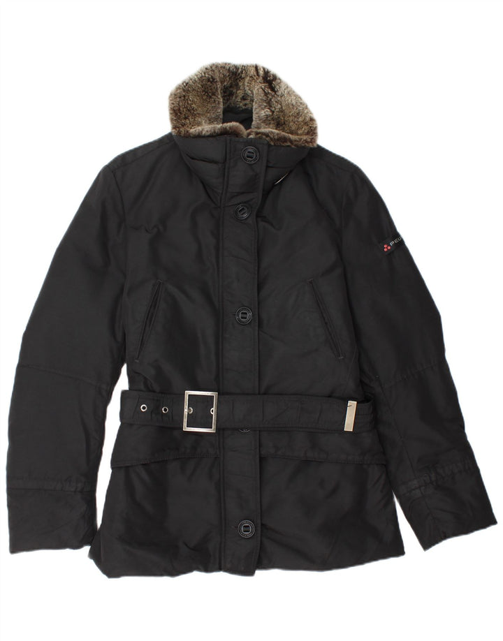 PEUTEREY Veste Coupe-Vent Femme IT 42 Moyen Noir Polyamide Hiver