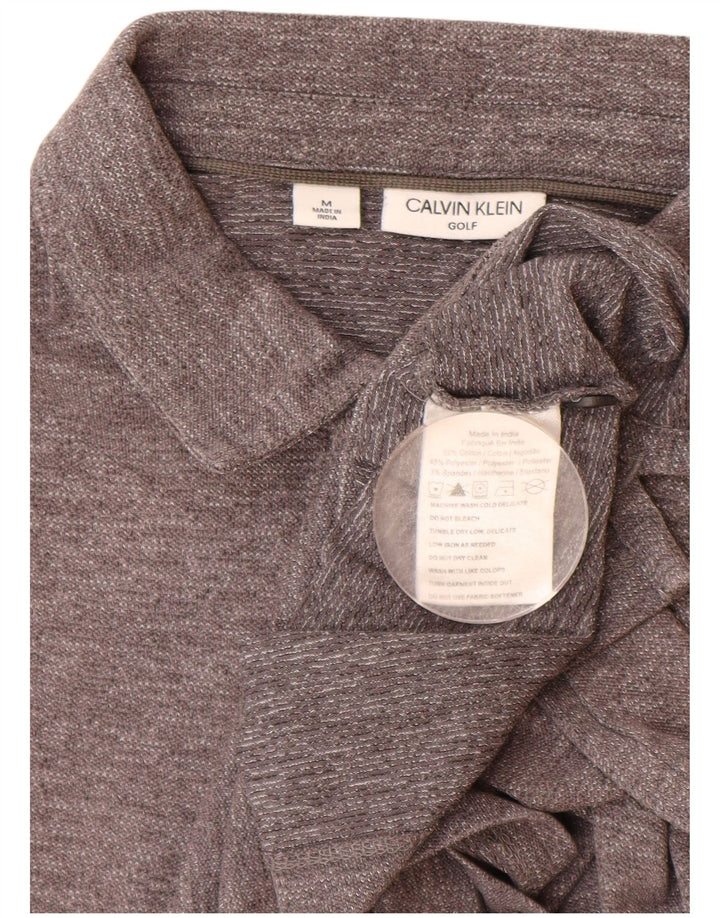 CALVIN KLEIN Polo Homme Gris Moyen Coton