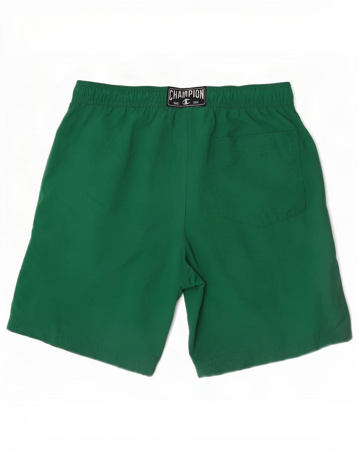 Champion Short de Bain Graphique Homme Petit Vert Polyamide