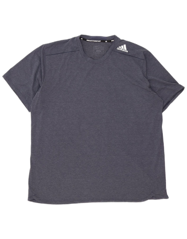 Adidas T-Shirt Homme Top 2XL Bleu Marine Polyester