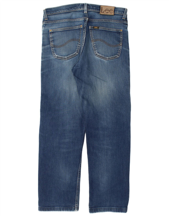 Lee Jean Droit Brooklyn W33 L29 Homme Bleu Coton