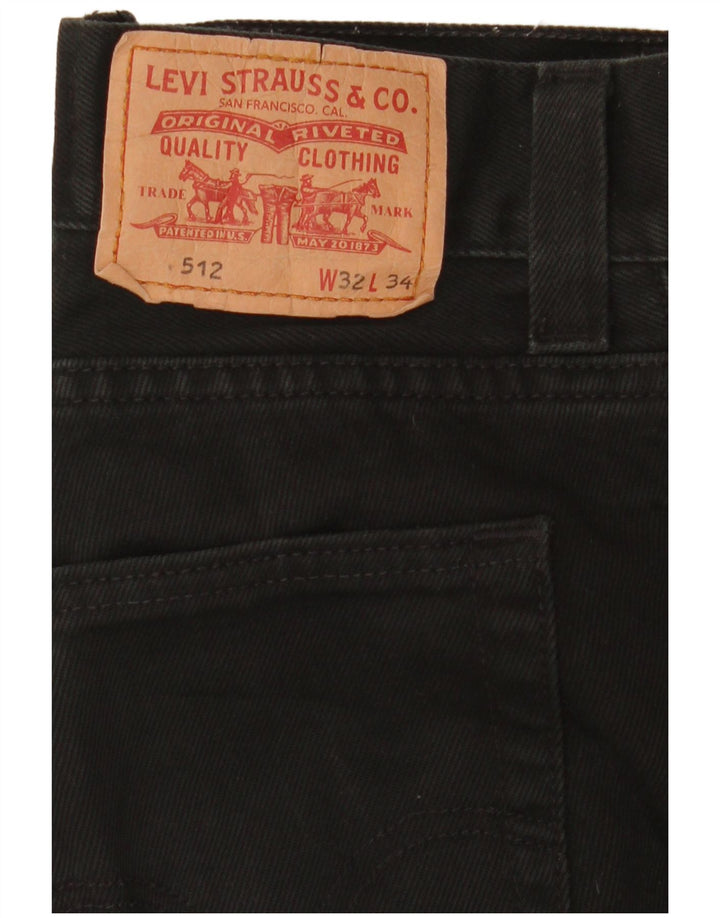 Levi's Jean 512 Slim Tapered Homme Noir W32 L34