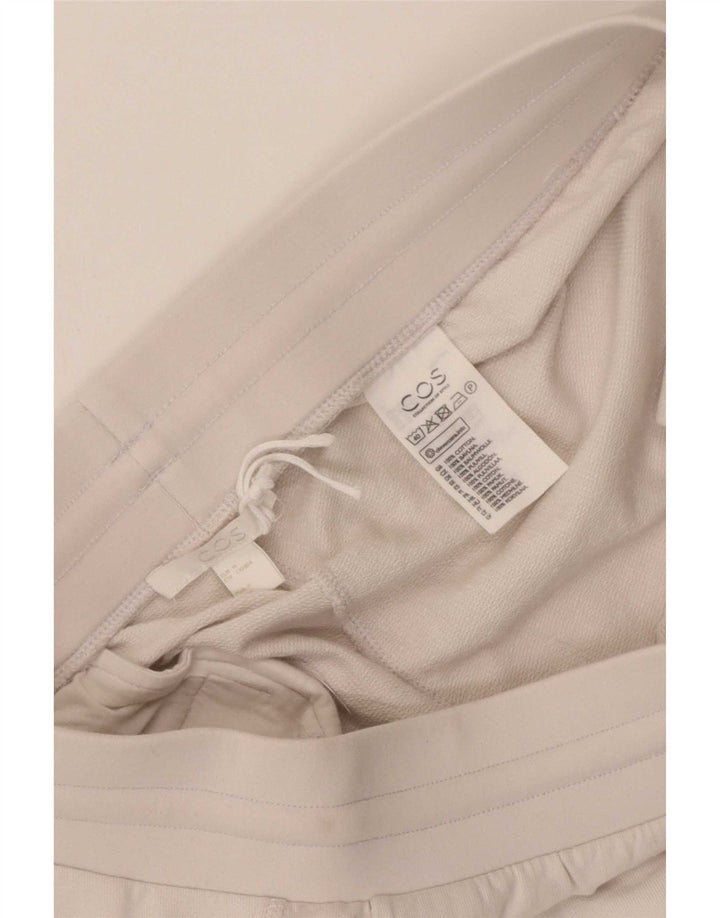 Cos Pantalon de survêtement pour homme en coton blanc moyen