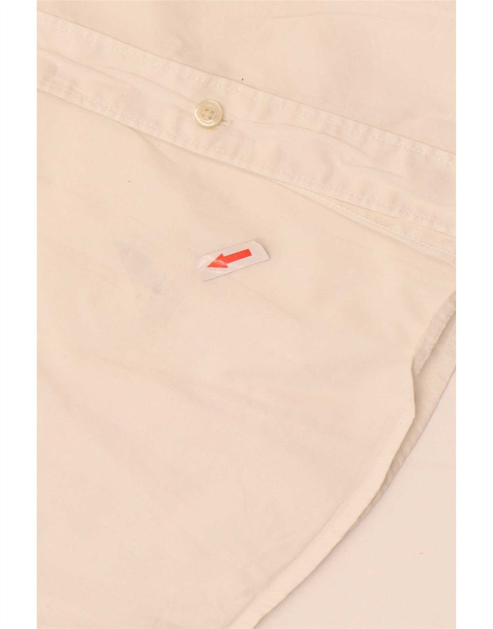 Tommy Hilfiger Chemise Slim Fit Petit Coton Blanc Cassé