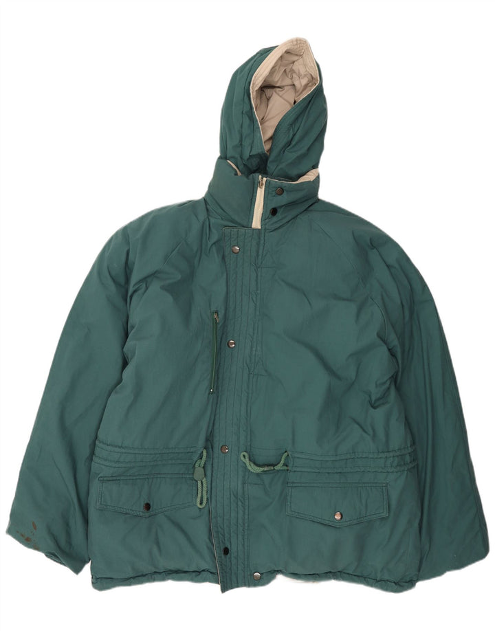 Brugi Veste réversible rembourrée à capuche pour homme IT 54 2XL Vert