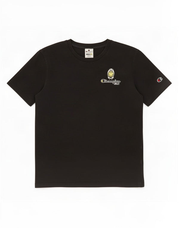 Champion T-Shirt Smiley Homme Petit Noir