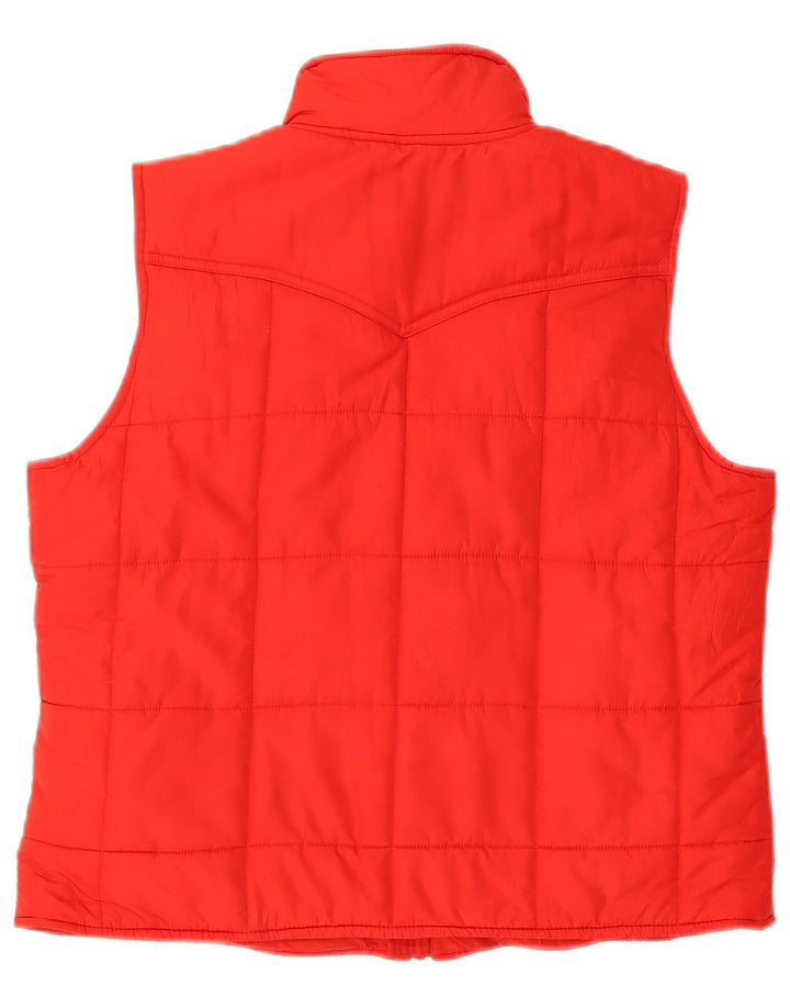 Chaps Gilet rembourré femme UK 16 Large Rouge Polyester