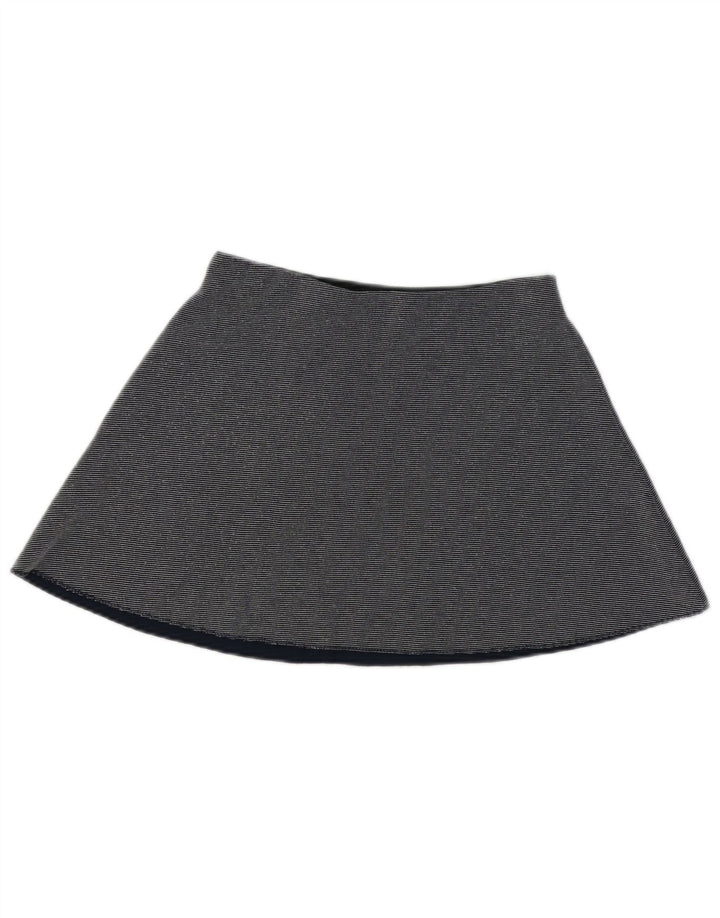 Mini Jupe Femme ZARA Medium W28 Bleu Marine Moucheté