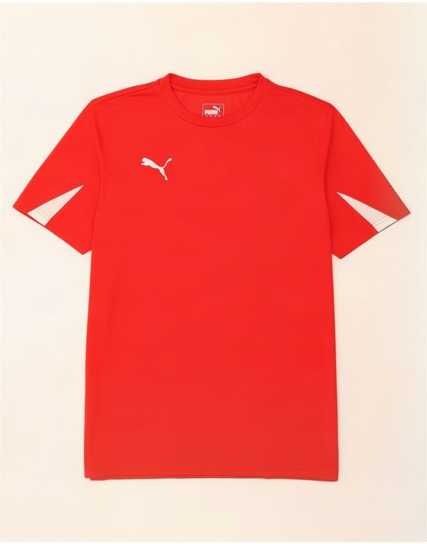 Puma T-Shirt Homme Haut Large Rouge Colorblock Polyester