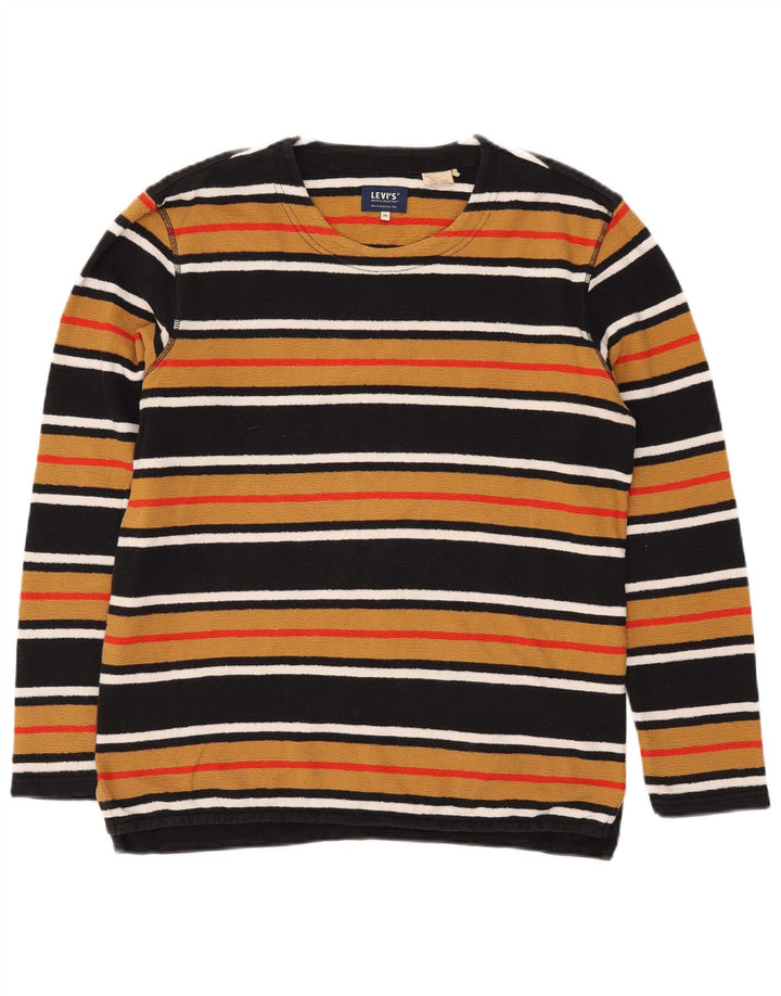 Levi's Top à manches longues en coton rayé multicolore moyen homme
