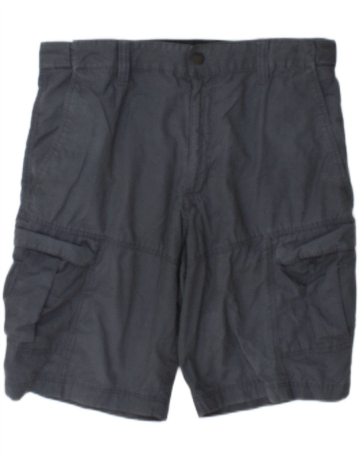 Marks & Spencer Short cargo pour homme W34 en coton gris moyen