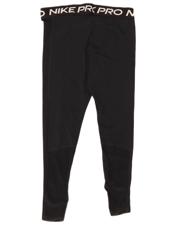 Nike Legging graphique pour femme UK 18 XL Noir Polyester