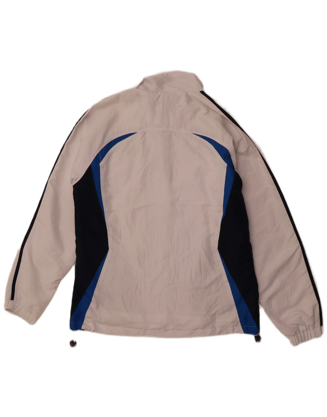 ASICS Veste de survêtement pour homme Large Blanc Colorblock Polyester