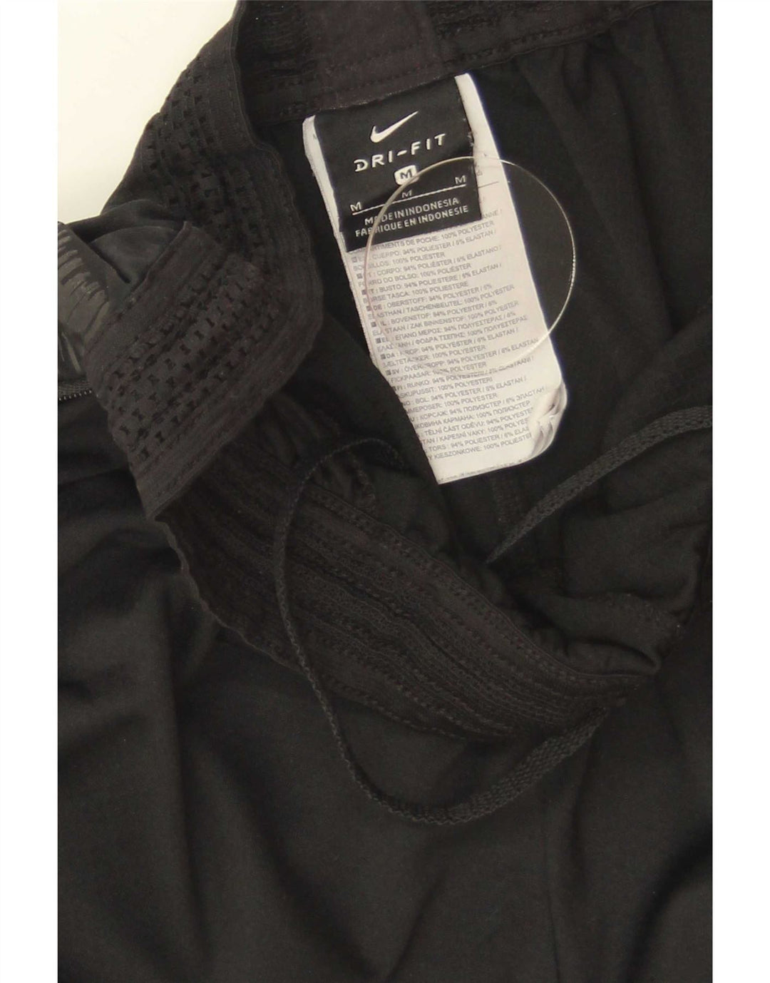 Pantalon de survêtement Nike Dri Fit pour femme UK 12 Polyester noir moyen