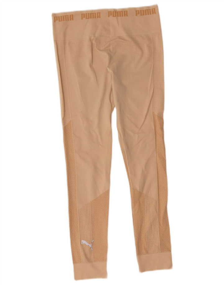 Puma Legging graphique pour femme UK 12 Beige moyen