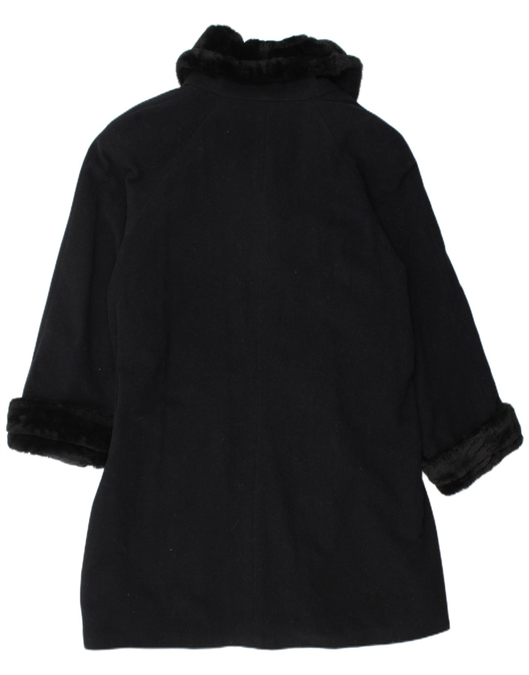 Barisal Manteau surdimensionné pour femme UK 16 Grande laine noire
