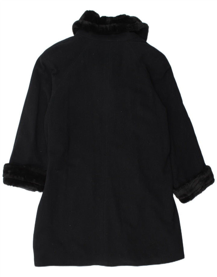 Barisal Manteau surdimensionné pour femme UK 16 Grande laine noire