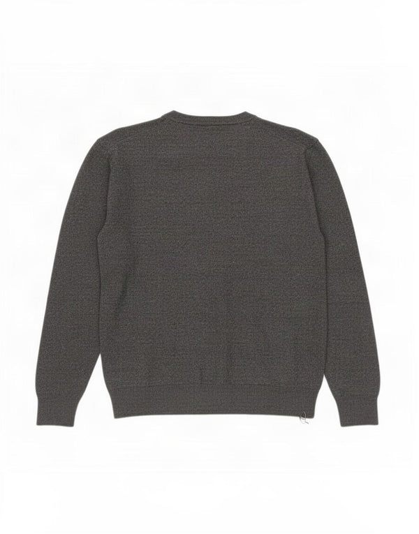 Crew Clothing Mens Crew Neck Jumper Sweater Large Grey Flecked Merino Wool