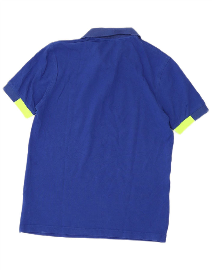 Sun68 Polo Homme Bleu Moyen Rayé Coton