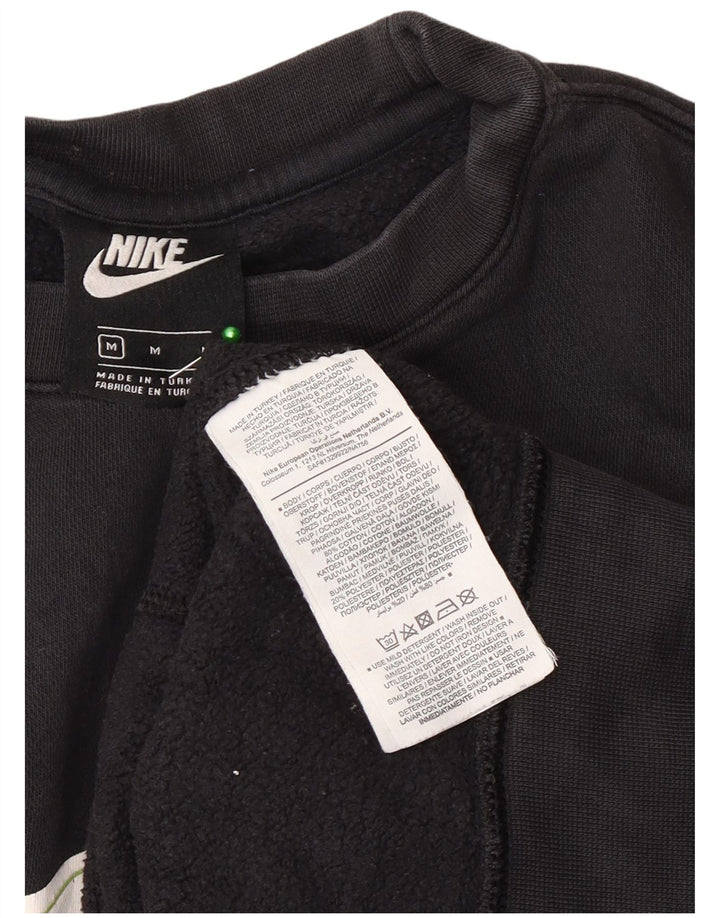 Nike Sweat-shirt graphique en coton noir moyen pour homme