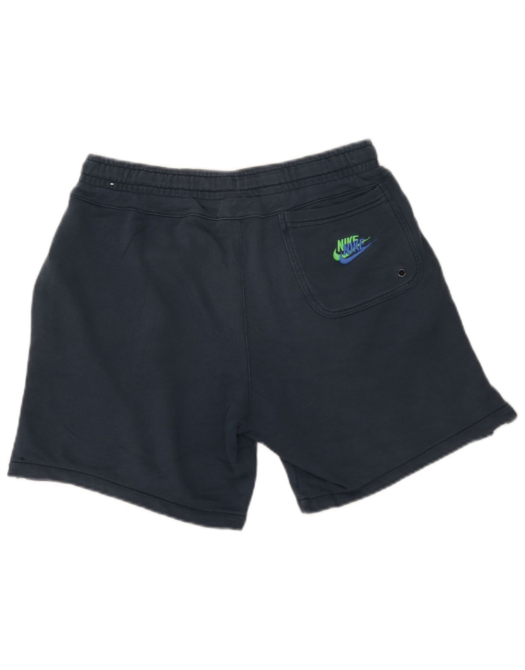Nike Short de sport graphique en coton bleu marine moyen pour homme