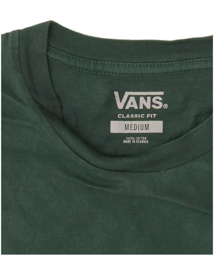VANS T-shirt coupe classique pour homme en coton vert moyen