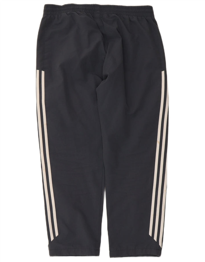 Adidas Pantalon de survêtement pour homme UK 42/44 Large Gris Polyester