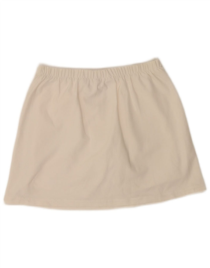 Nike Jupe-short pour femme UK 8/10 Small Polyester blanc cassé