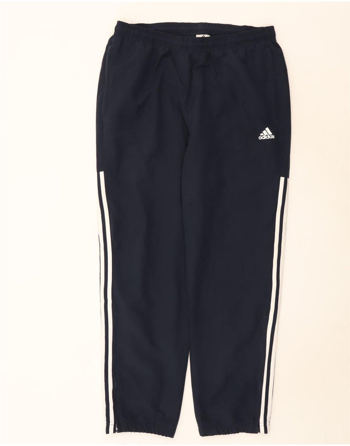 Adidas Pantalon de survêtement pour homme Large Bleu marine Polyester