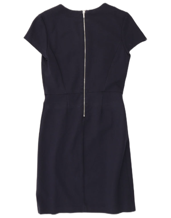 Tommy Hilfiger Womens Sheath Dress US 4 Small Navy Blue Viscose