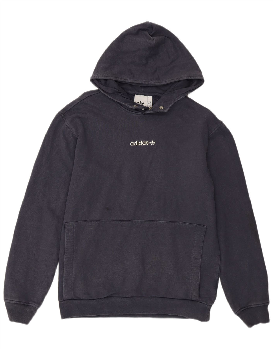 Adidas Pull à capuche pour homme en coton bleu marine moyen
