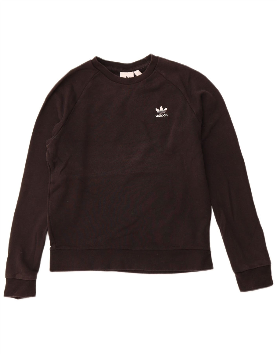 Adidas Sweat-shirt pour femme en coton noir Taille S