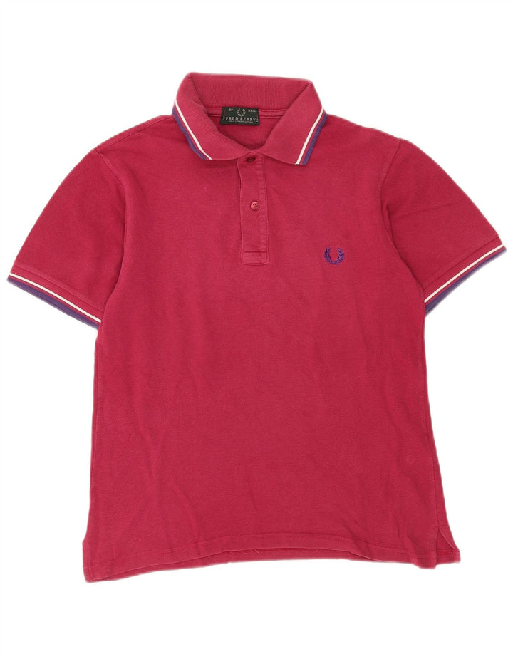 Fred Perry Polo Homme Petit Rose Coton