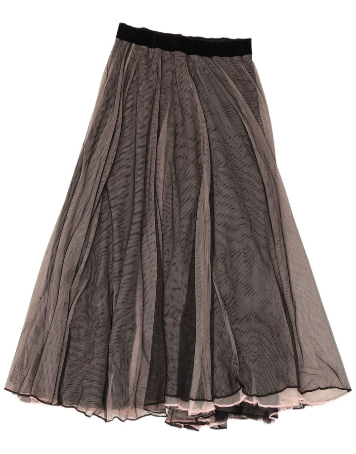 GABI LAUTON Jupe évasée Femme EU 40 Medium W28 Noir Polyester