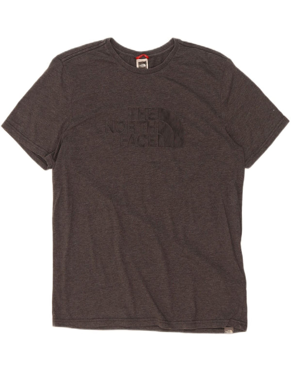 The North Face T-shirt graphique pour hommes, grand, gris moucheté, polyester