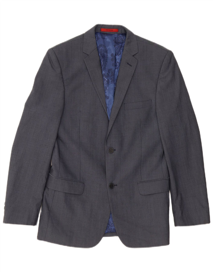 Ted Baker Veste blazer à 2 boutons pour homme UK 38 Bleu moyen
