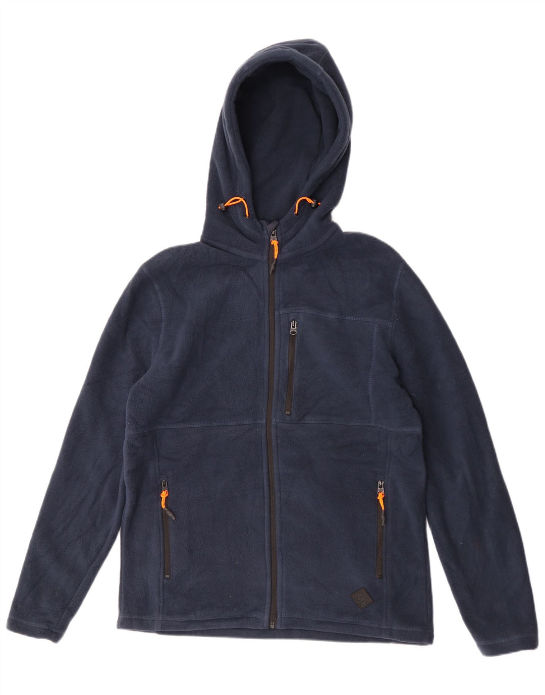 Saltrock Veste polaire à capuche pour homme UK 38 Bleu marine moyen Polyester