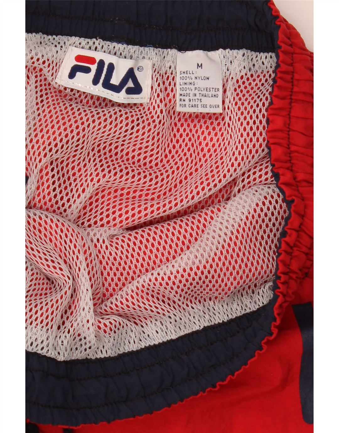 Fila Short Graphic Sport Homme Rouge Moyen Nylon