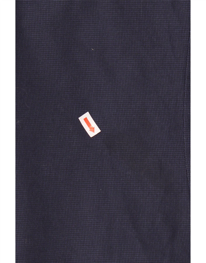 Massimo Dutti Veste Blazer 2 Boutons pour Homme EU 52 Large Bleu Marine Pied-de-Poule