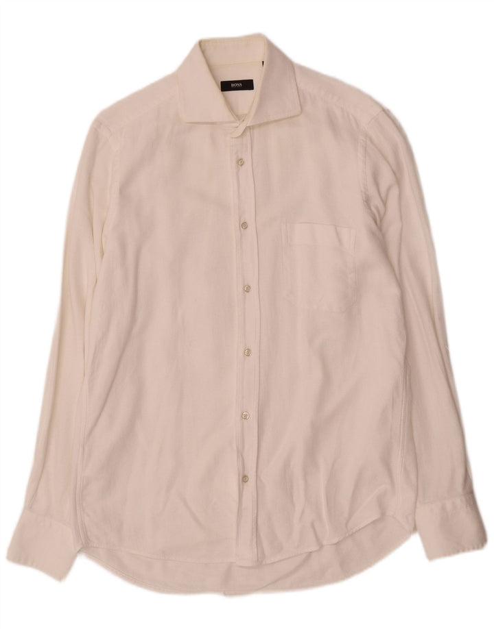 Hugo Boss Chemise homme taille 38 blanc moyen