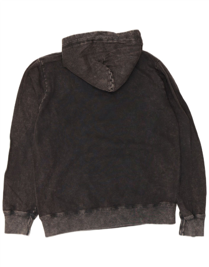 Franklin Marshall Pull à capuche graphique pour homme en coton noir moyen