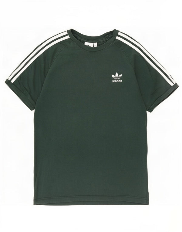 Adidas T-Shirt Homme Haut Large Vert Coton