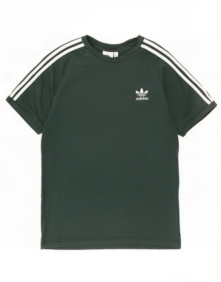 Adidas T-Shirt Homme Haut Large Vert Coton