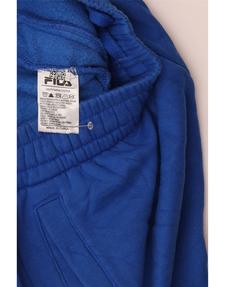 Fila Homme Pantalon De Survêtement Joggers Petit Bleu Coton