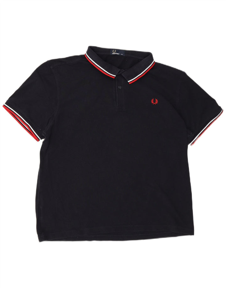 Fred Perry Polo Homme 2XL Bleu Marine Coton